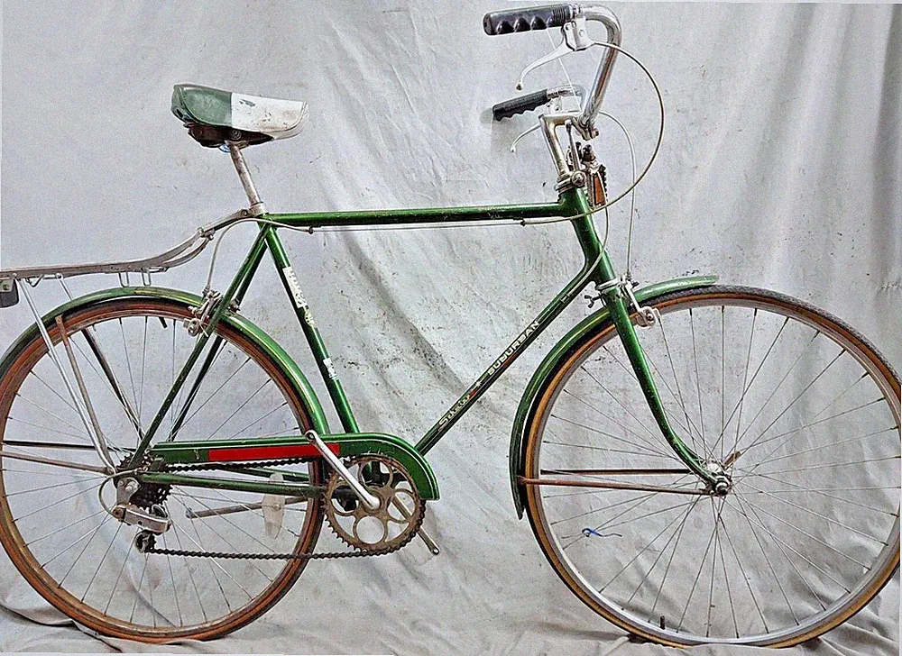 1963 Schwinn Suburban Cruiser Bike 22" X-Large 5 Speed Steel Retro USA Made/Ship