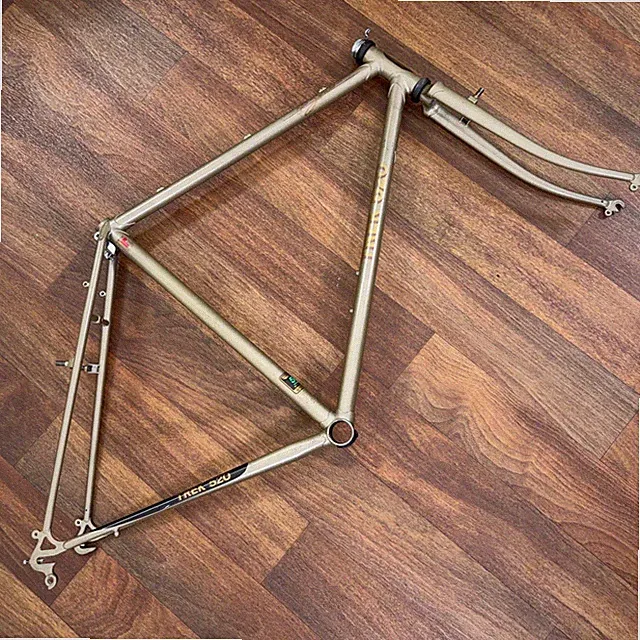 1984 TREK 520 27"/700c Touring Bike Frame Set Reynolds 501 Gold Flake Size 53cm