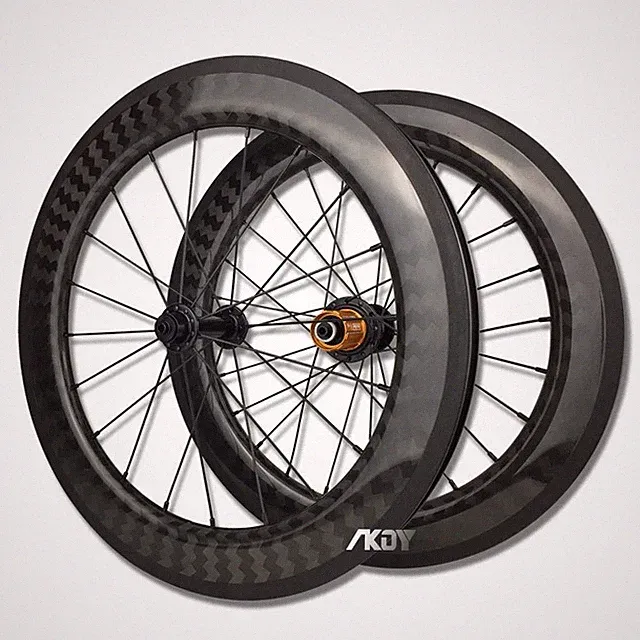 20Inch 406 Wheelset Rim Brake 8/9/10/11 Speed Carbon Fiber Folding Bike Wheels