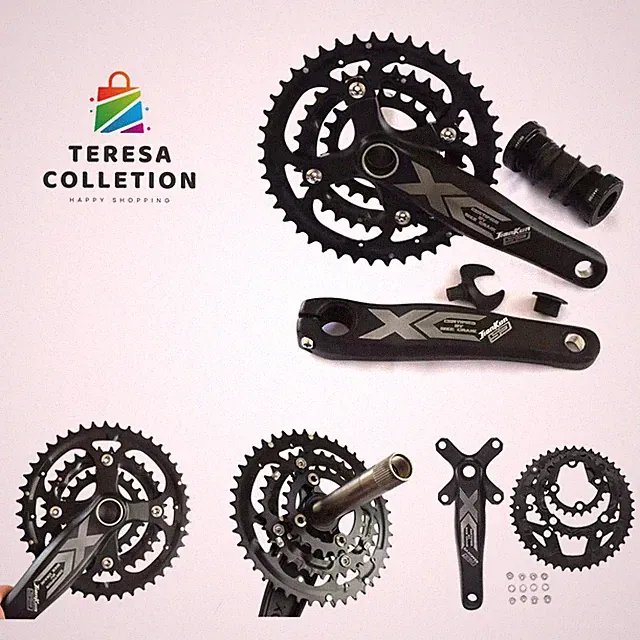 27-Speed Mountain Bike Crankset Hollow Integrated Chainring Bicycle Chainring...