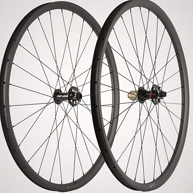 29ER Carbon MTB Bicycle Wheelset 27/30/35/40mm Withd Tubeless Bicycle Wheels