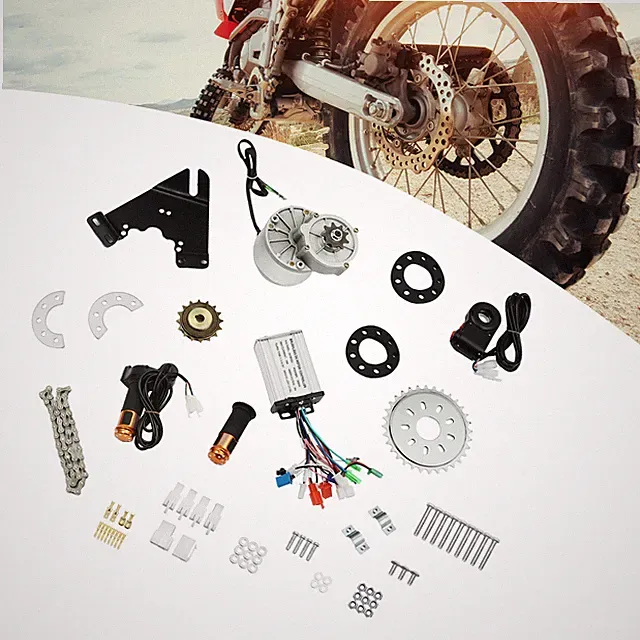 350W 36V Electric Bicycle Brushless Motor E-Bike Conversion Kit Adjustable Speed