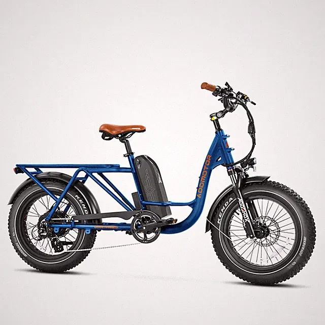 Cargo Electric Bicycle Addmotor M81 750W 48V*20Ah 20'' Fat Tire Step-Thru EBikes