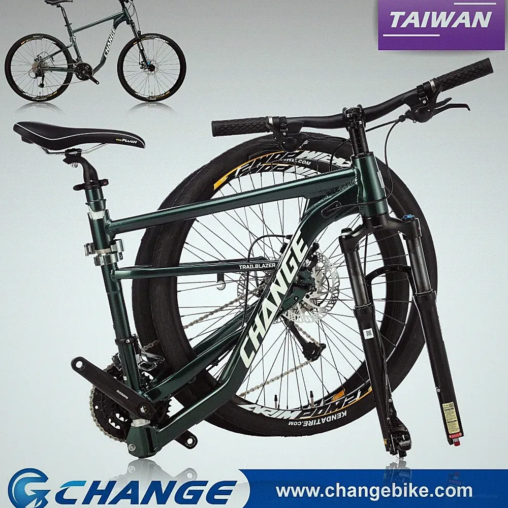 Folding Bike 27.5" MTB Foldable Bicycle Lightweight Shimano 27S DF-909G Size 21"