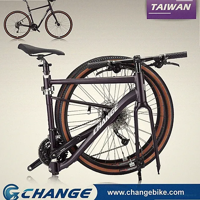 Gravel Bike 700C Folding Bike Tour Bicycle Shiman0 27S GF-901P 52cm