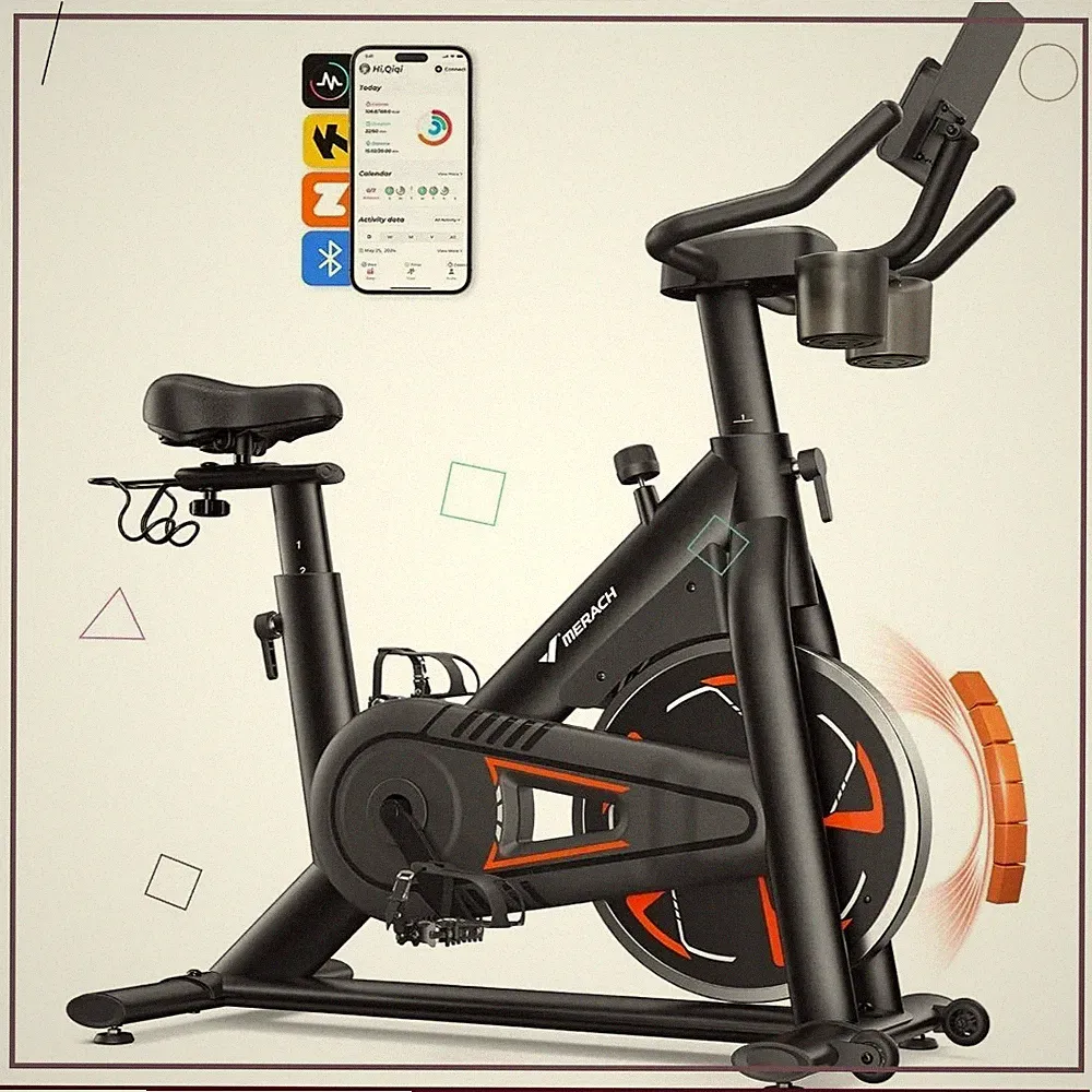 Home Exercise Bike Quiet Stationary Fitness Bicycle Workout Fullbody