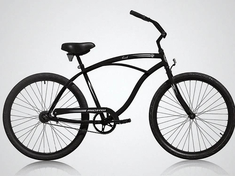 Micargi 26" Beach Cruiser Bike with Single Speed Coaster Brake Men Women Bicycle
