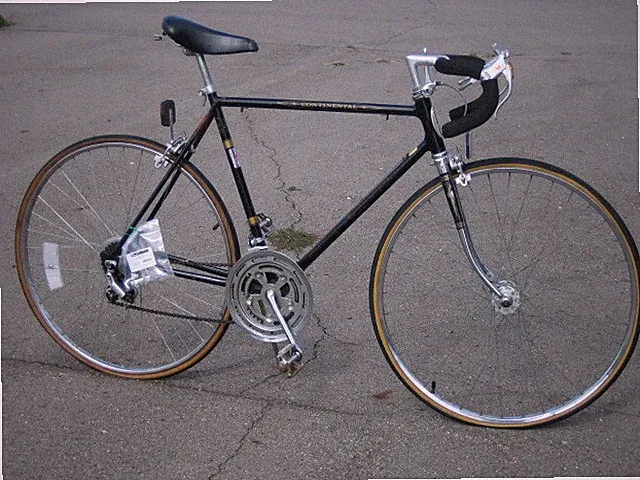 SCHWINN CONTINENTAL 56cm Road Bicycle Single Speed Black/ Chrome Chicago