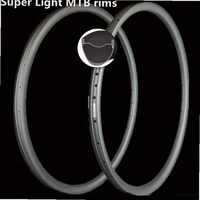 Super Light 27.5er 29er Carbon Fiber XC Mountain Crosscountry Bike Rim Tubeless