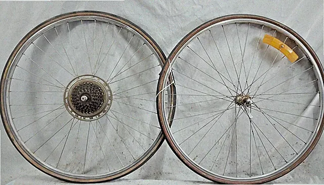 Wolber Gentleman 27" Road Bike Wheel Set Gyromaster Freewheel OLW126/100 ShipsUS